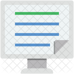 256x256 E News Icon Of Flat Style