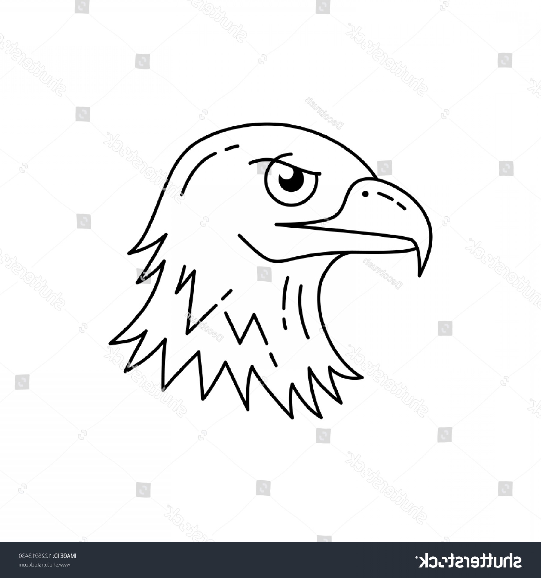 1800x1920 Eagle Head Icon Line Art Usa Soidergi