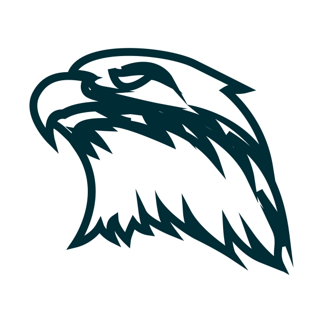 640x640 Eagle Line Art Logo Design Eagle Head Outline Vector Illustration