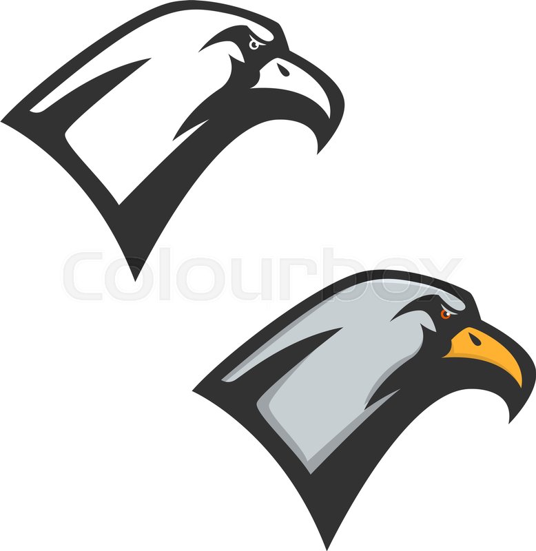 778x800 Eagle Head Icon Isolated On White Stock Vector Colourbox