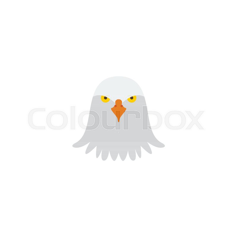 800x800 Flat Icon Eagle Head Element Vector Stock Vector Colourbox