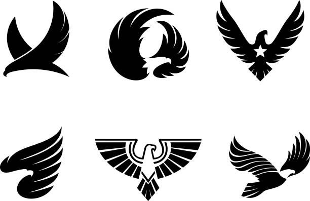 612x397 Eagle Illustration, Vector Icon, Set Of Eagles, Eagle Symbols