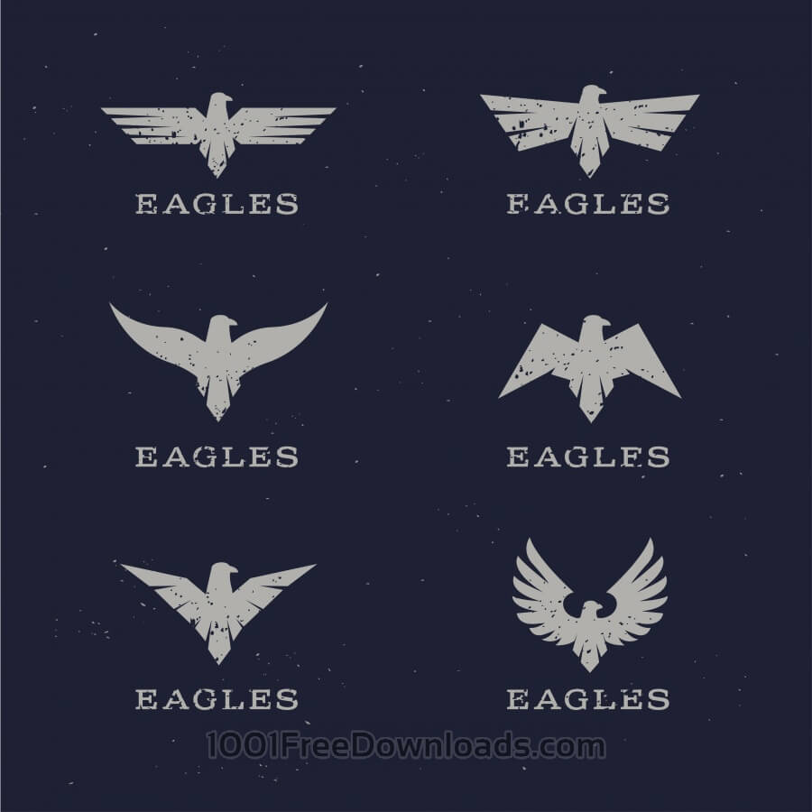 900x900 Free Vectors Stylish Eagle Icons Abstract