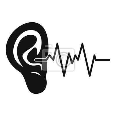 400x400 Ear Icon Simple Illustration Of Ear Vector Icon For Web