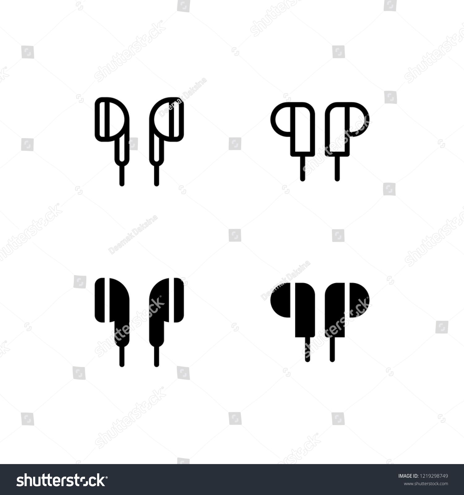 1500x1600 Earphone Icon Design Earphone, Earbud, Earplug, Headphone