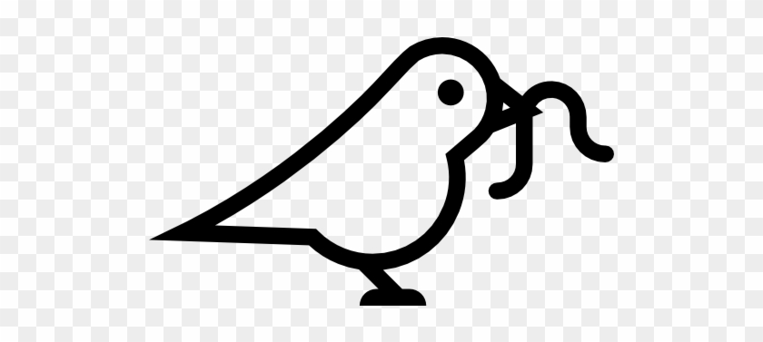 840x377 Bird And Worm Free Icon