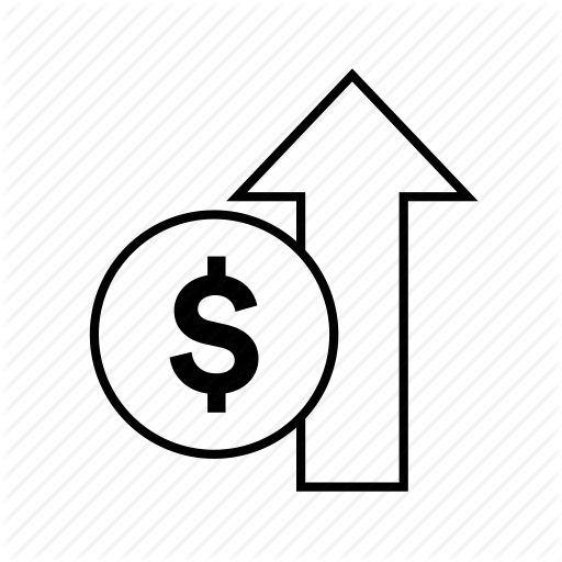 512x512 Arrow, Bank, Direction, Dollar, Earn Icon