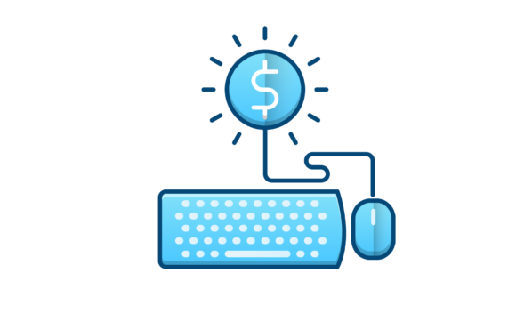 580x370 Earn Money Online Icon Graphic