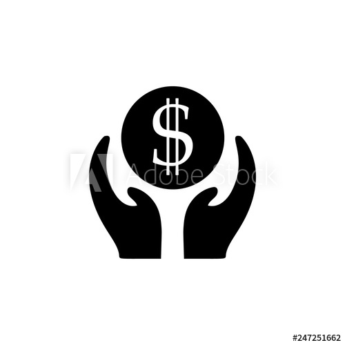 500x500 Earn Money Vector Icon Coin Symbol Linear Style Sign For Mobile