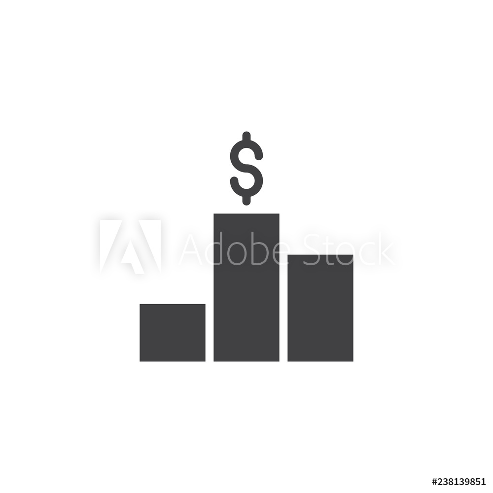 1000x1000 Photo Art Print Earn Money Chart Vector Icon Europosters