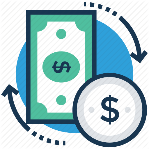 512x512 Cash Budget, Cash Flow, Earn Money, Money Gain, Revenue Icon
