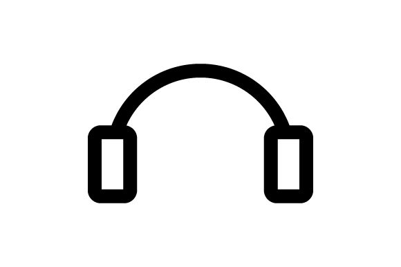 580x386 Earphone Icon Graphic