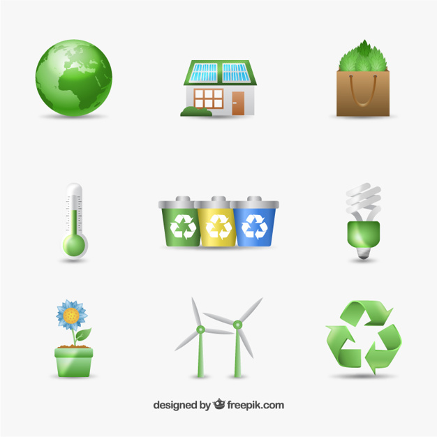 626x626 Environmental Icons For Earth Day Vector Free Download