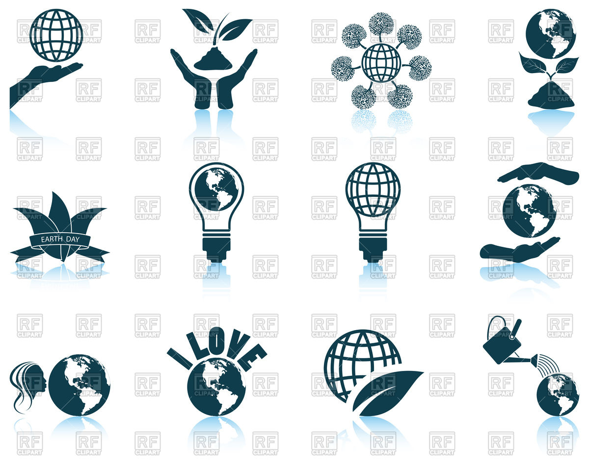 1200x960 Set Of Earth Day Icons Vector Image Of Icons And Emblems Angelp