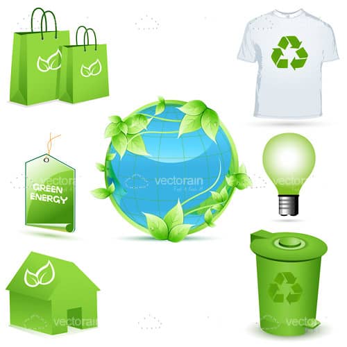 500x500 Green Earth Icon Pack