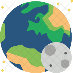 256x256 Earth Icon Of Flat Style