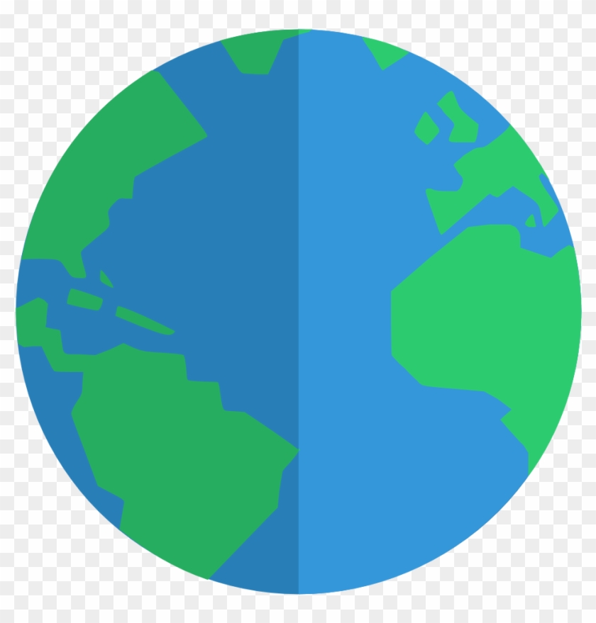 840x879 Flat Earth Globe Icon