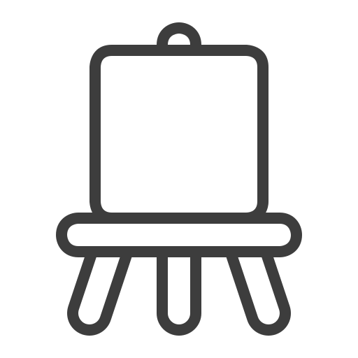 512x512 Easel Icon Free Of The Art Tools