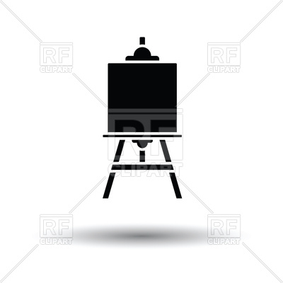 400x400 Easel Icon Vector Image Of Signs, Symbols, Maps Angelp