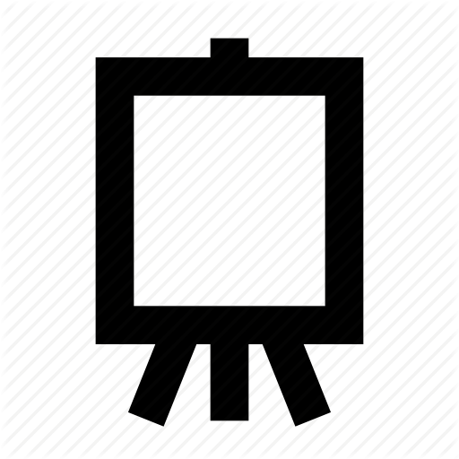 512x512 Art Board, Artist, Easel Icon