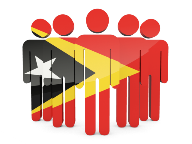640x480 People Icon Illustration Of Flag Of East Timor