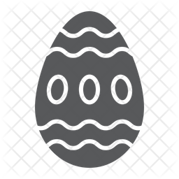 256x256 Easter Egg Icon Of Glyph Style