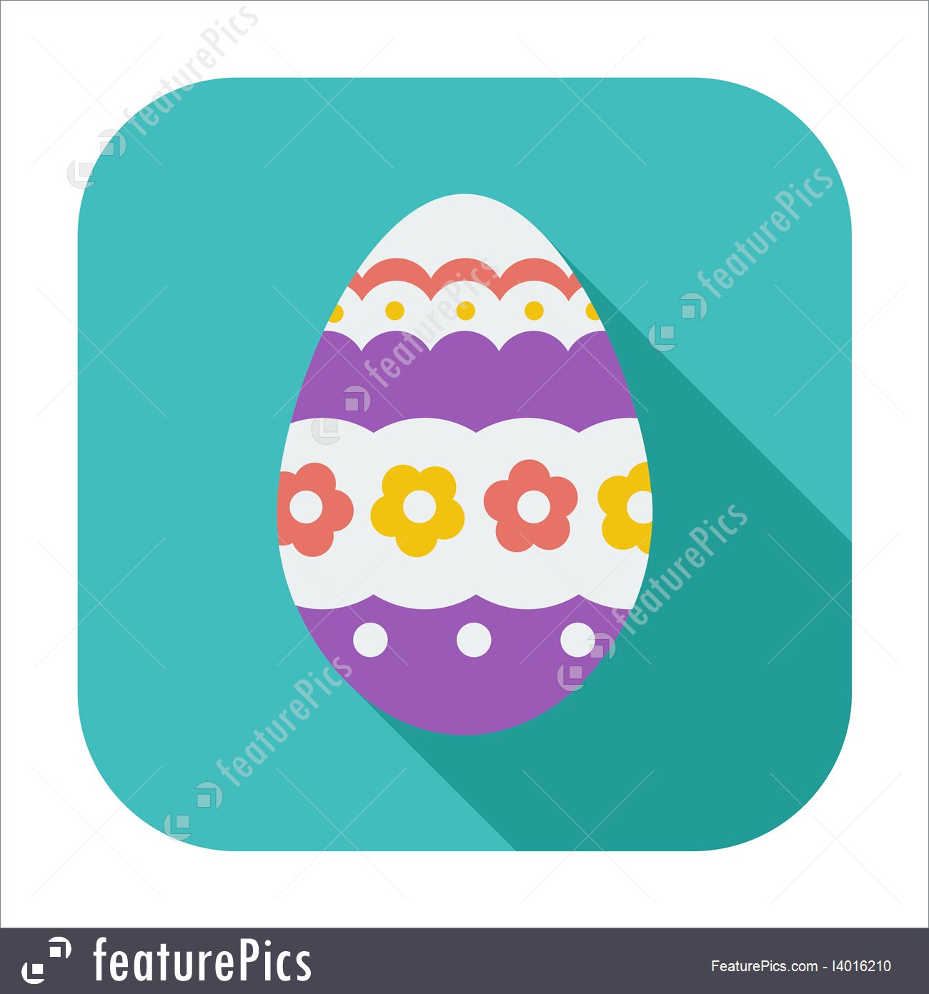 1300x1392 Easter Egg Single Icon Illustration