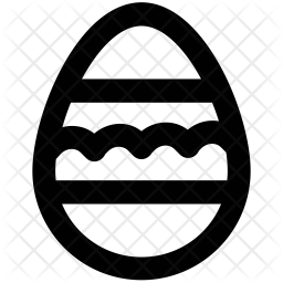 256x256 Easter Icon Of Line Style