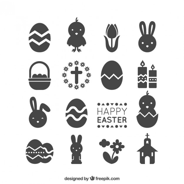 626x626 Easter Icons Vector Free Download