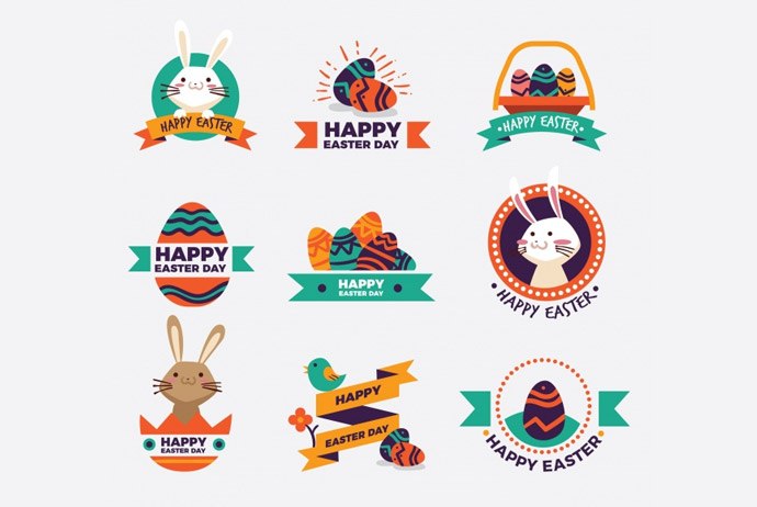 690x462 Free Vector Clipart For Easter Day Easter Icon Sets, Ornaments