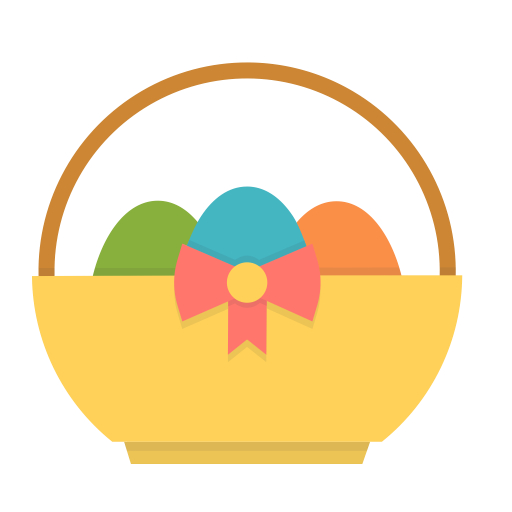 512x512 Basket, Easter, Egg, Eggs, Gift, Present, Spring Icon