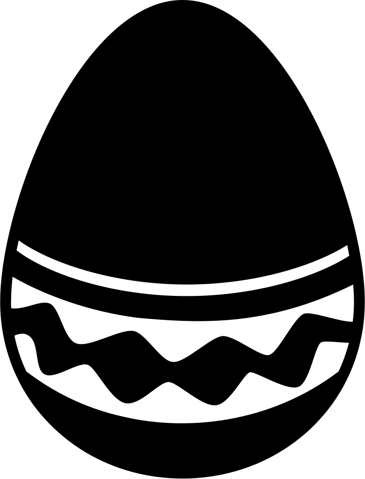 748x981 Easter Egg With A Simple But Elegant Design Png Icon Free