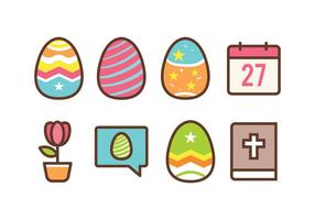 286x200 Easter Icons Free Vector Art