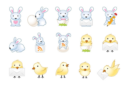 495x339 Free Easter Bunny Icons