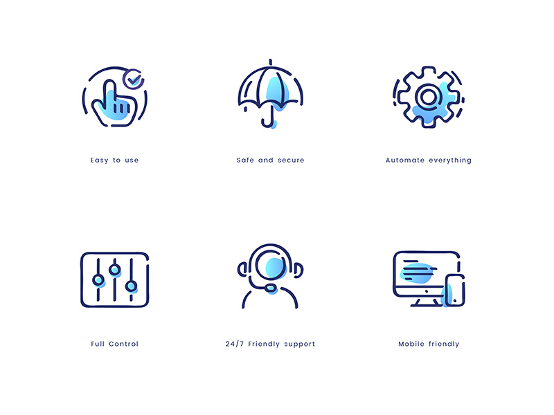800x600 Digital Business Icons