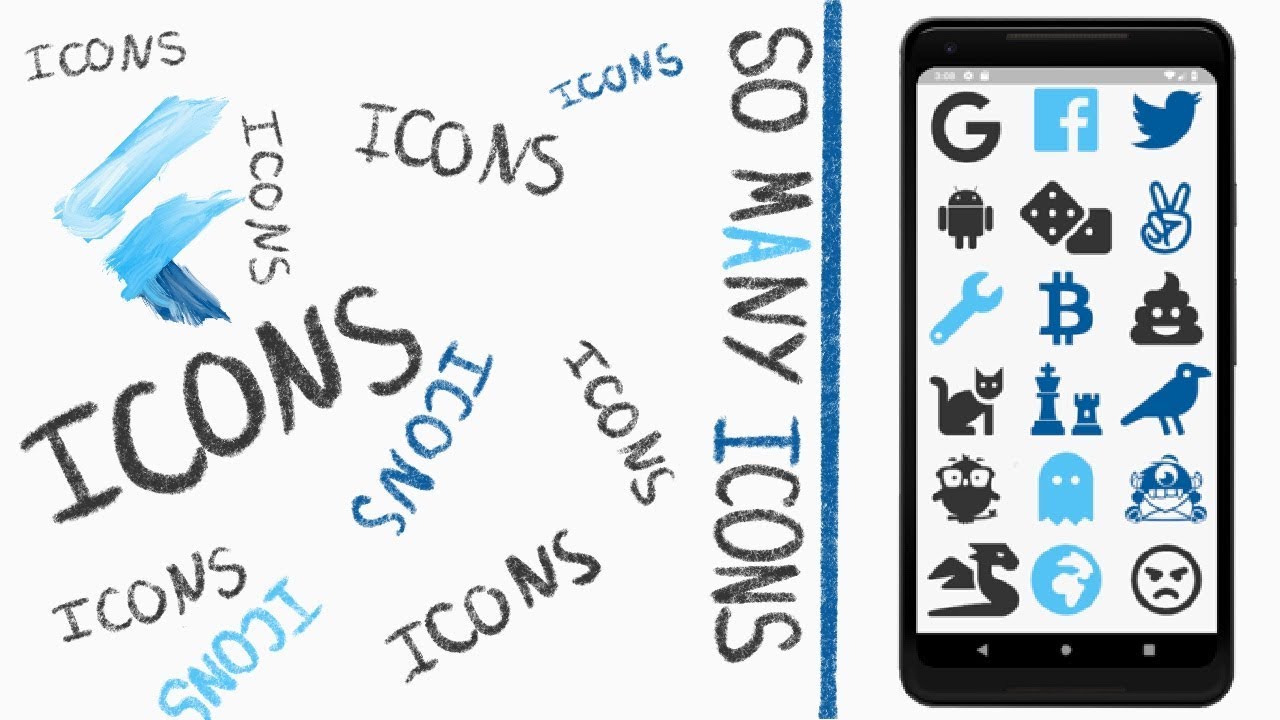 1280x720 Easy To Use Icons For Flutter Font Awesome