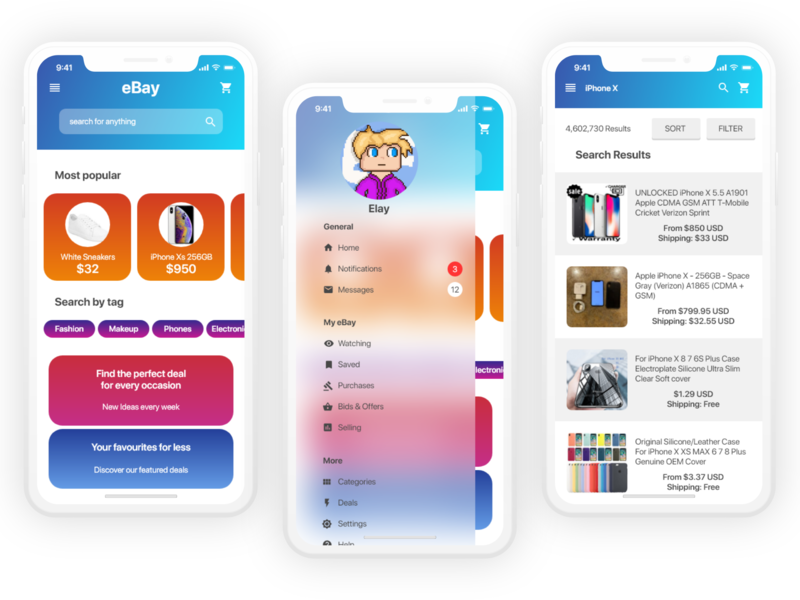 800x600 Ebay App Redesign Concept