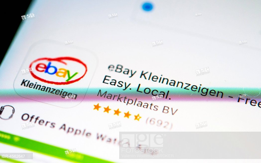 1049x655 Ebay Classifieds App In The Apple App Store, App Icon, Display