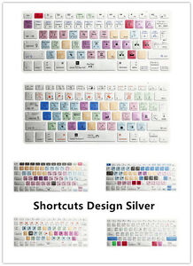 218x300 Shortcut Functional Printed Keyboard Cover Skin For Macbook Air