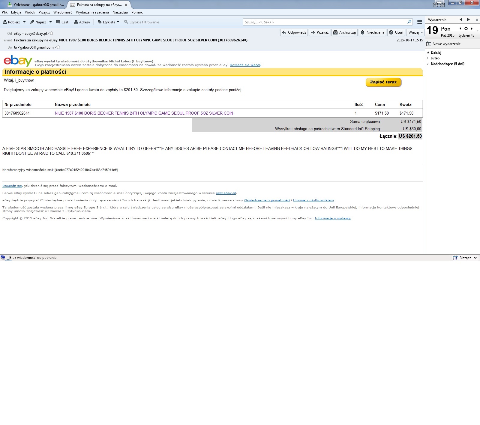 1600x1417 I Paid For Winning The Auction, And The Seller Wro