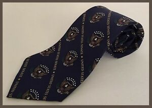 300x214 Blue United States Senate Tie Eagle Star Icon C W Bristol Usa