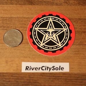 299x300 Obey Giant Shepard Fairey Star Icon Sticker Graffiti Art Banksy