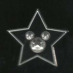 300x300 Disney Pin Star With Jeweled Mickey Mouse Icon Ebay