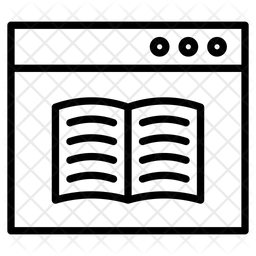 256x256 Ebook Icon Of Line Style