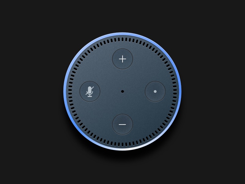 800x600 Amazon Alexa Echo Dot Illustration Sketch Freebie