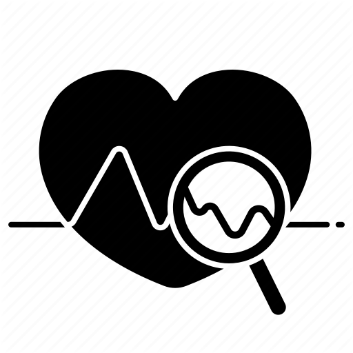 Checking, Echo, Healthcare, Heart, Magnifying Glass, Medical 512x512 Checking, Echo, Healthcare, Heart, Magnifying Glass, Medical