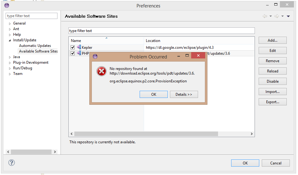 954x563 Eclipse Kepler Can't Install Php Pdt
