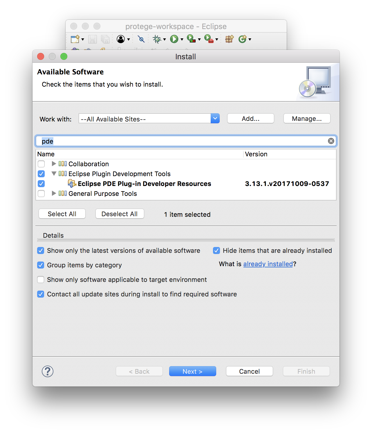 1282x1490 Setup In Eclipse Pde Protegeprojectprotege Wiki Github