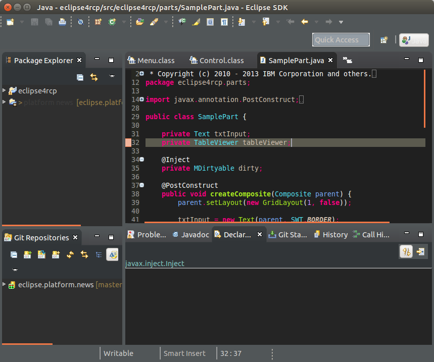 859x717 Dark Theme, Top Eclipse Luna Feature