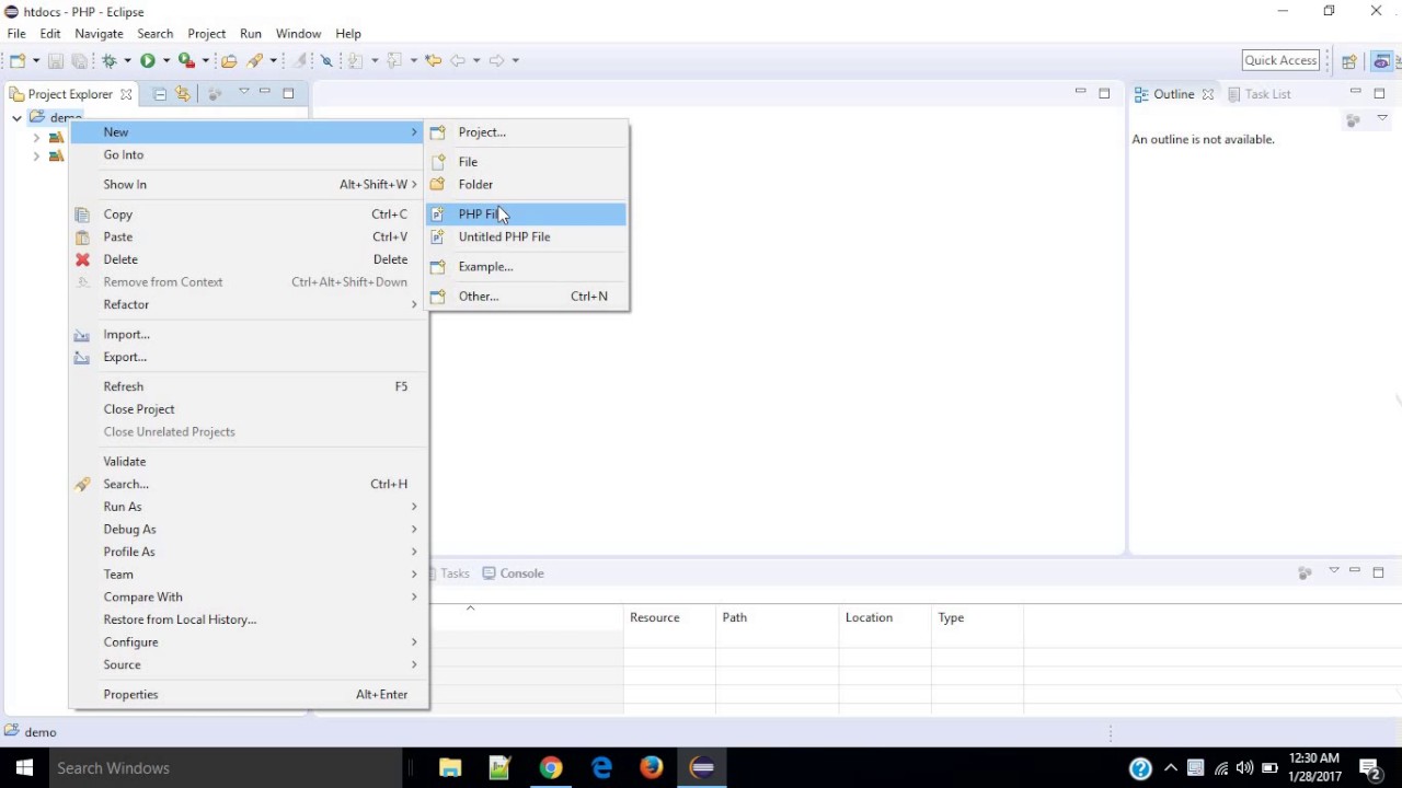 Php Hello World In Eclipse 1280x720 Php Hello World In Eclipse